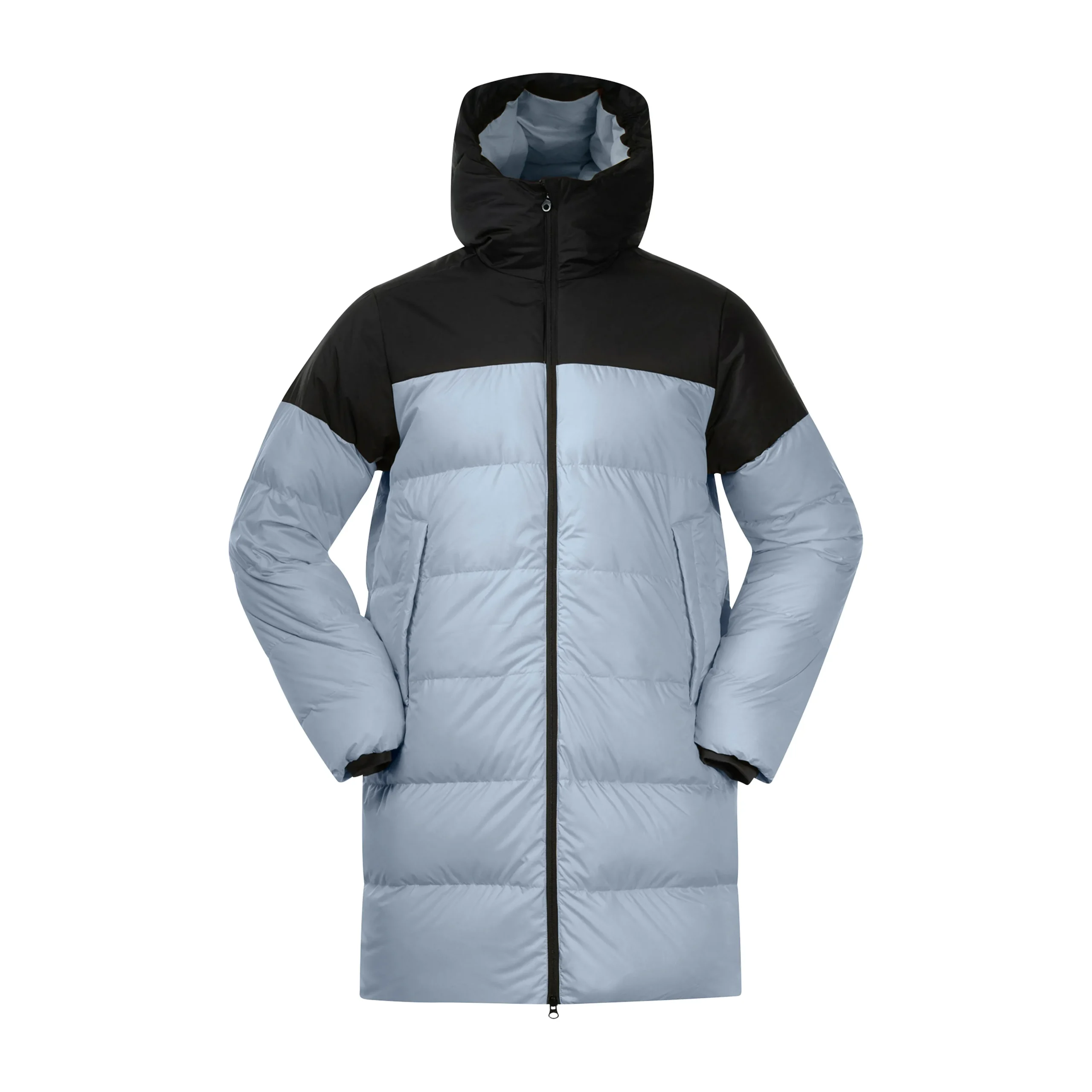 Fashion Bergans Oslo Urban Down Parka - Husky Blue / Black