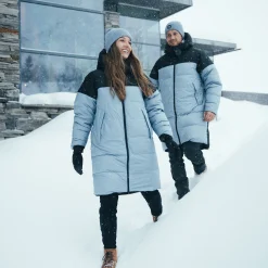 Fashion Bergans Oslo Urban Down Parka - Husky Blue / Black
