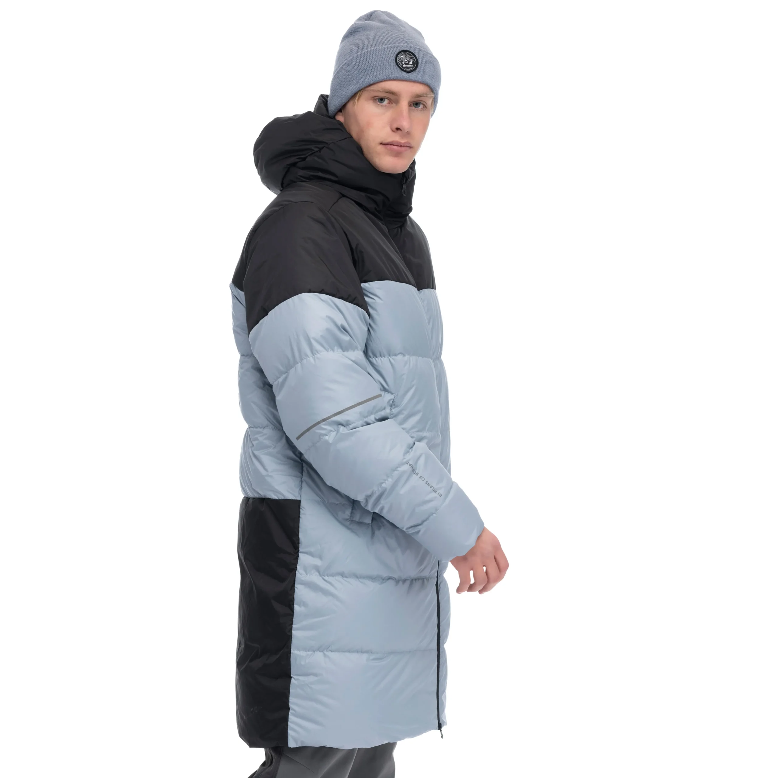 Fashion Bergans Oslo Urban Down Parka - Husky Blue / Black