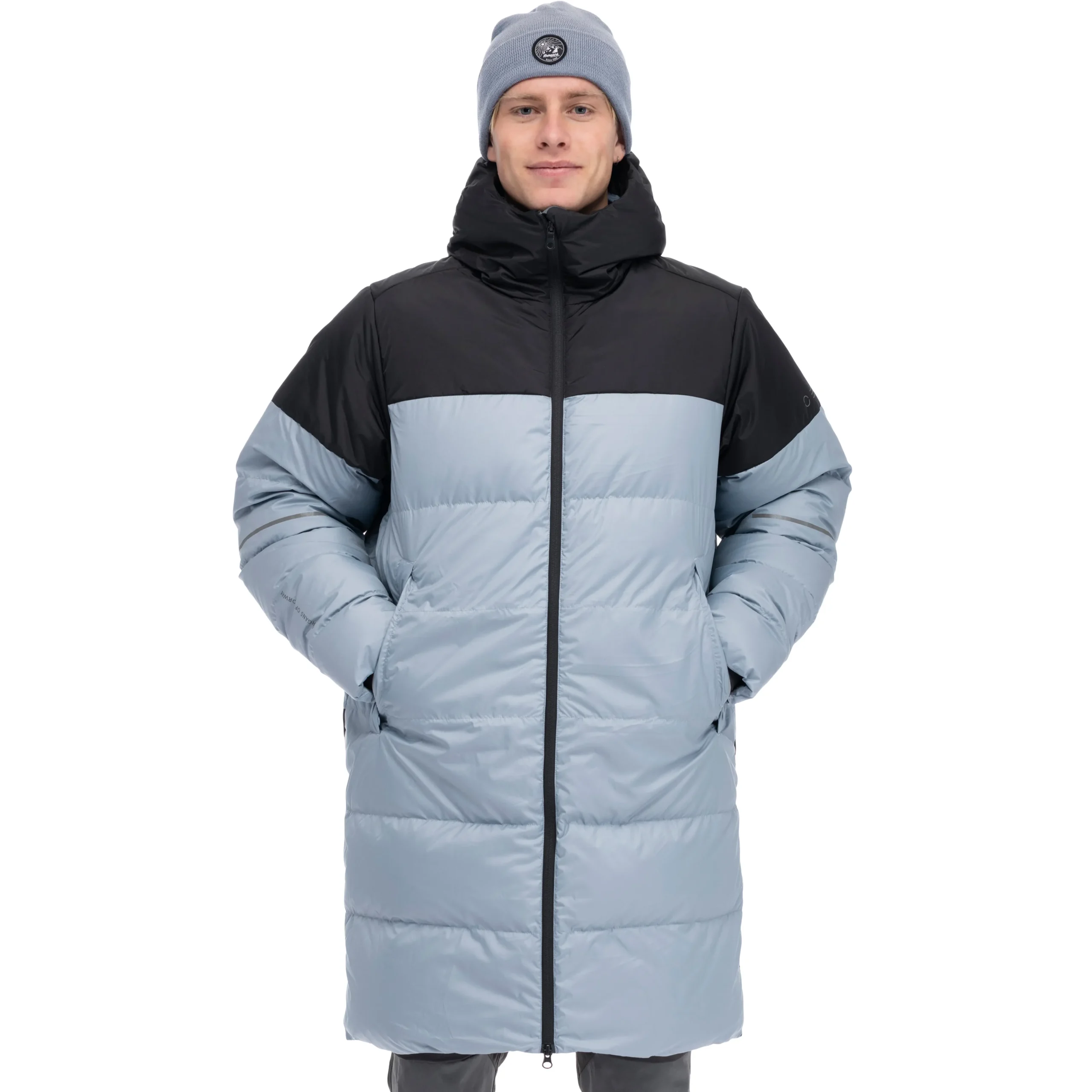 Fashion Bergans Oslo Urban Down Parka - Husky Blue / Black