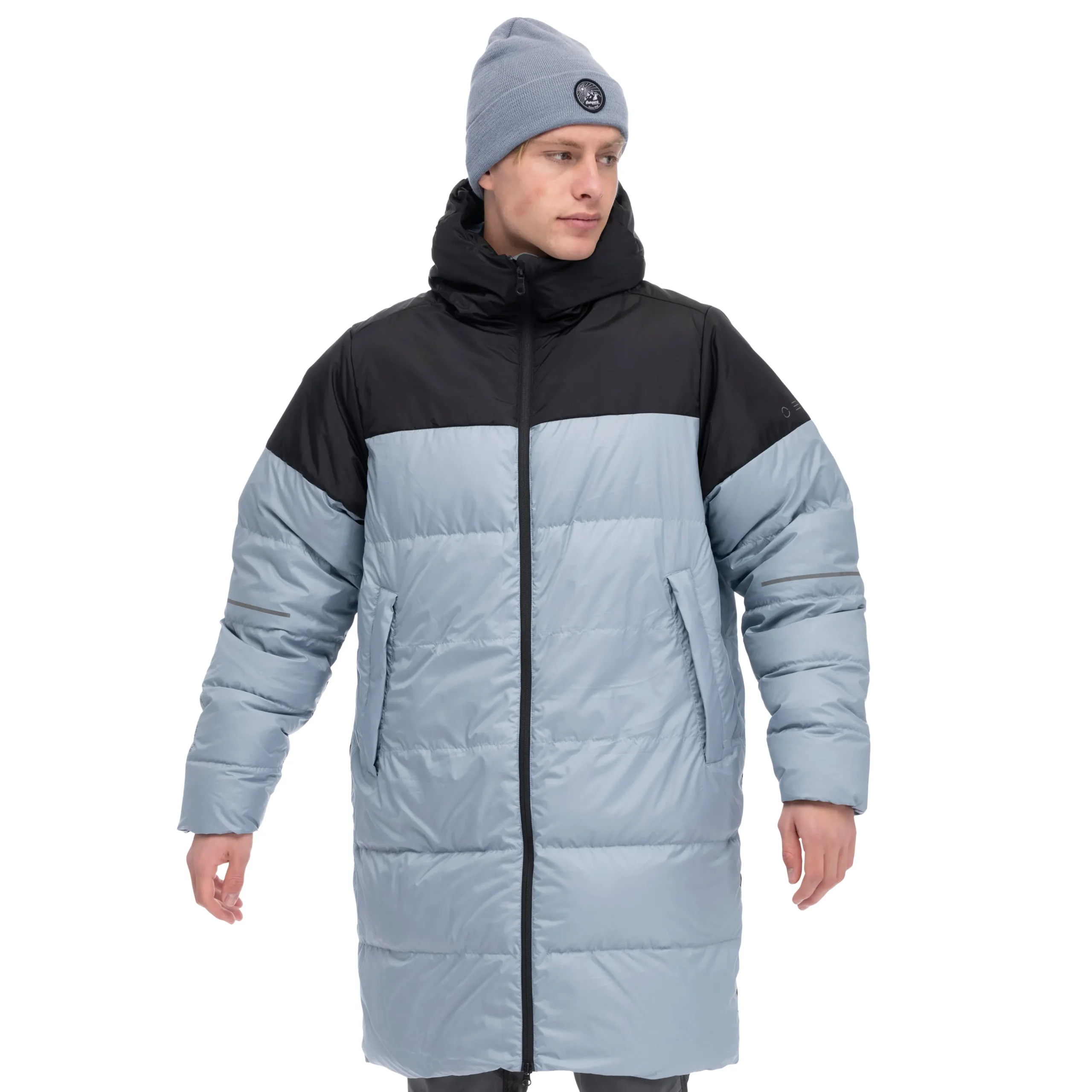 Fashion Bergans Oslo Urban Down Parka - Husky Blue / Black