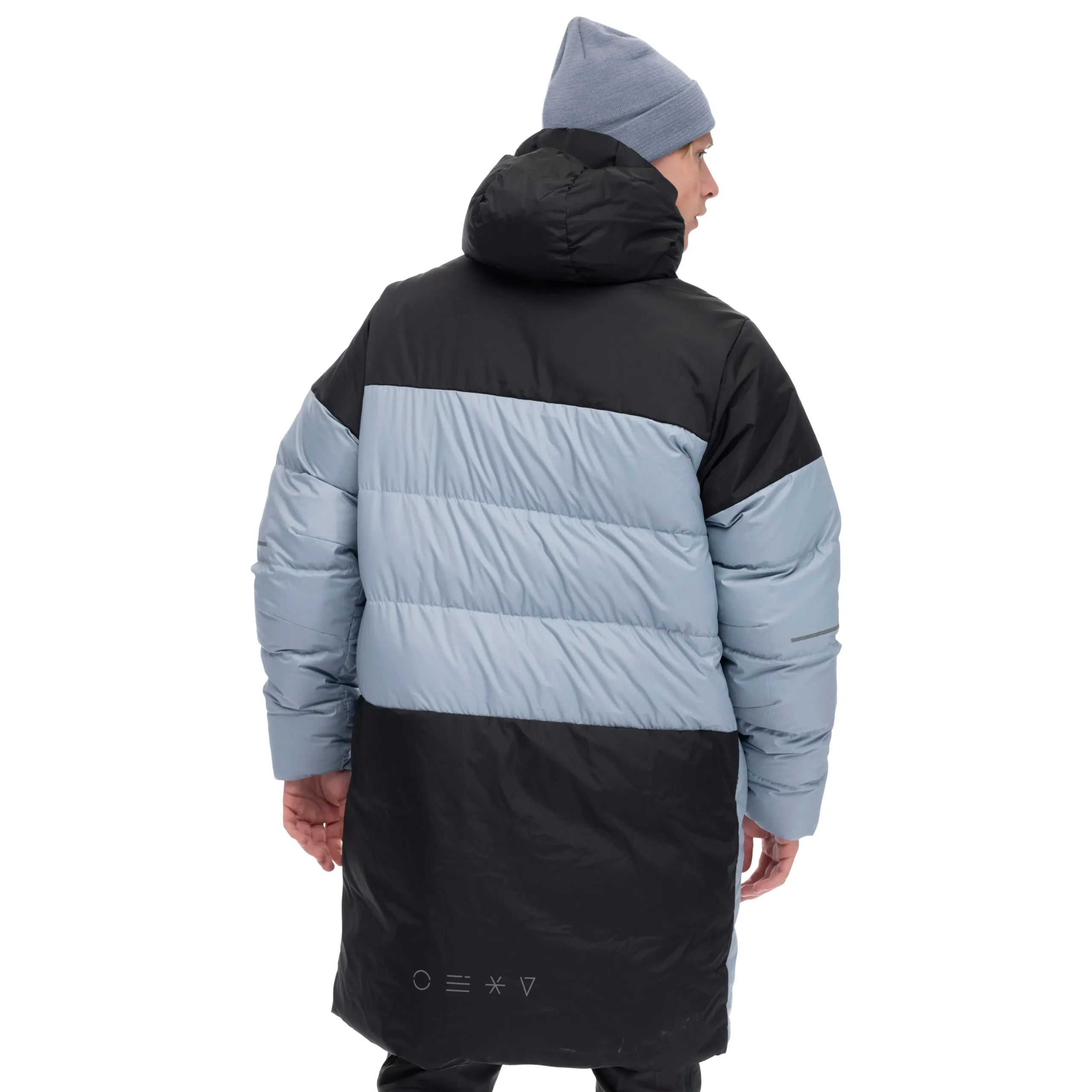 Fashion Bergans Oslo Urban Down Parka - Husky Blue / Black