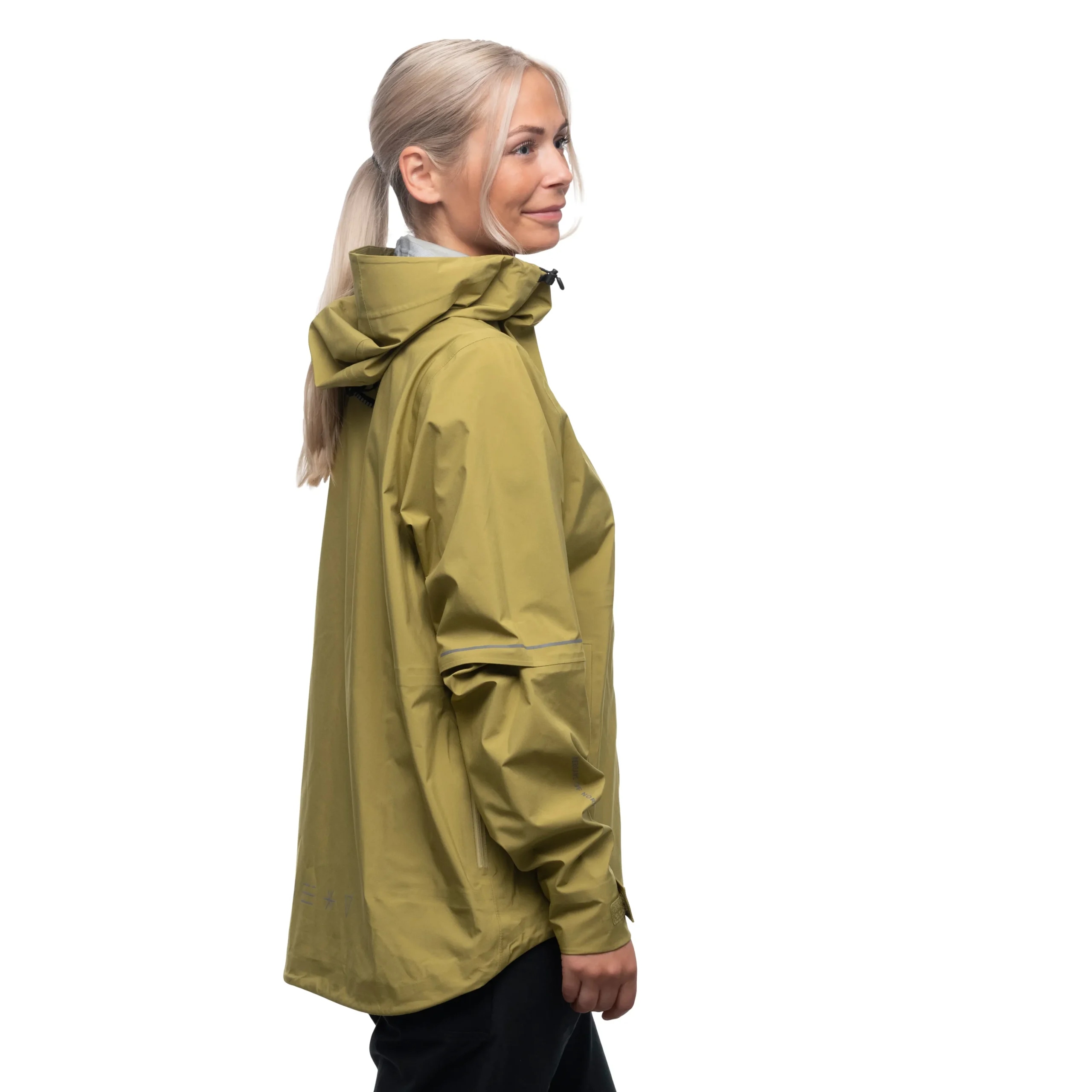 Sale Bergans Oslo Urban Rain Shell Jacket Women - Olive Green