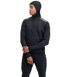 Store Bergans Rabot Active Mid Hood Jacket - Black
