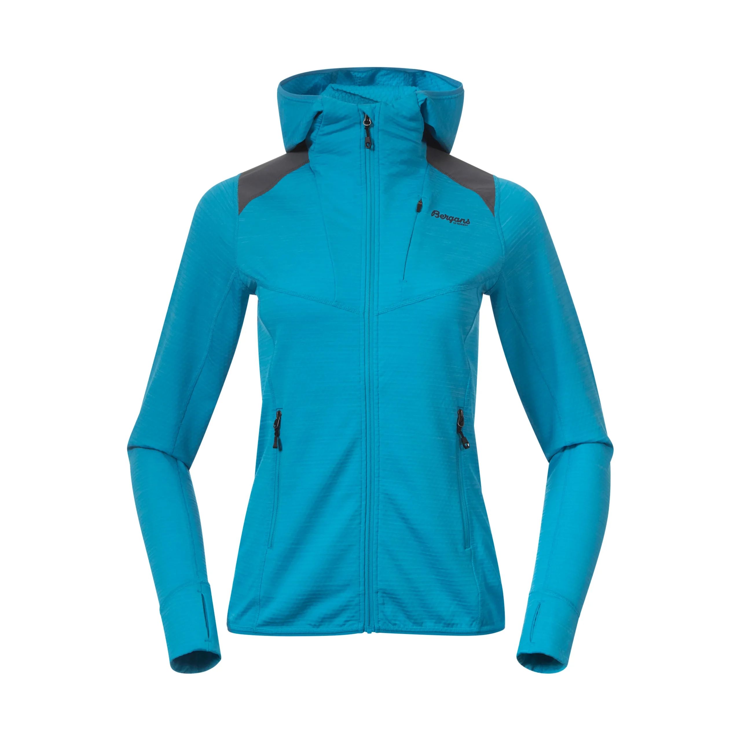 Best Sale Bergans Rabot Active Mid Hood W Jacket - Aqua Lagoon