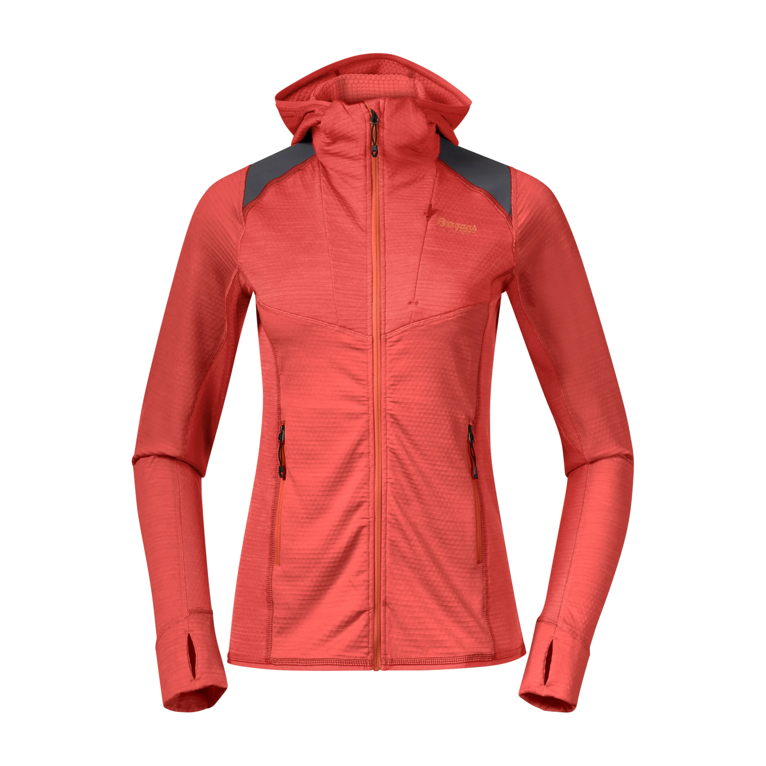 Hot Bergans Rabot Active Mid Hood W Jacket - Brick