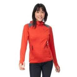 Best Sale Bergans Rabot Active Mid Hood W Jacket - Dark Brick