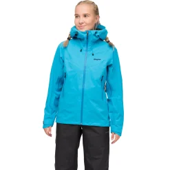 Cheap Bergans Rabot Allround 3L Shell Jacket Women - Aqua Lagoon