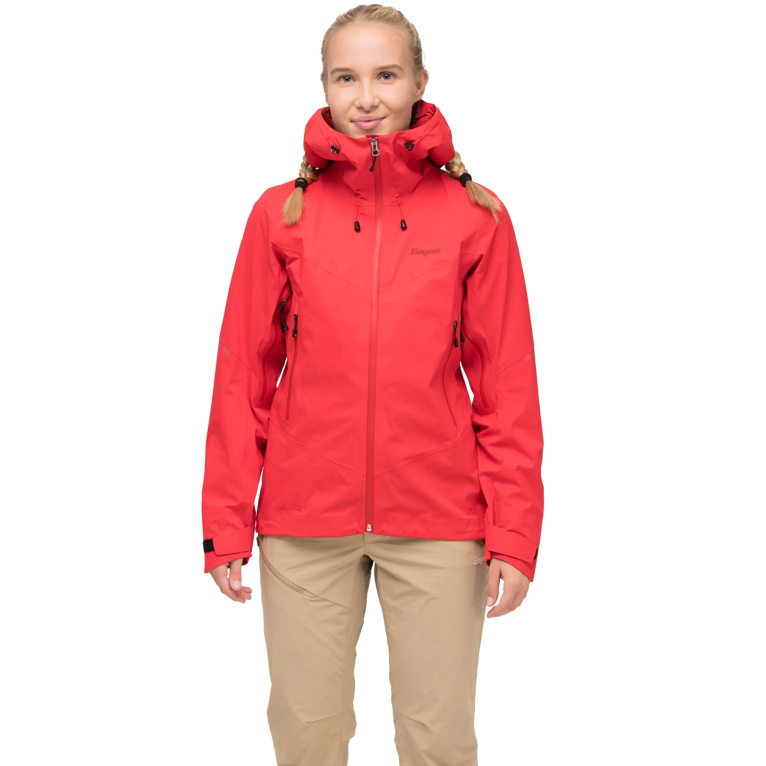 Best Bergans Rabot Allround 3L Shell Jacket Women - Fire Red