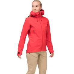 Best Bergans Rabot Allround 3L Shell Jacket Women - Fire Red