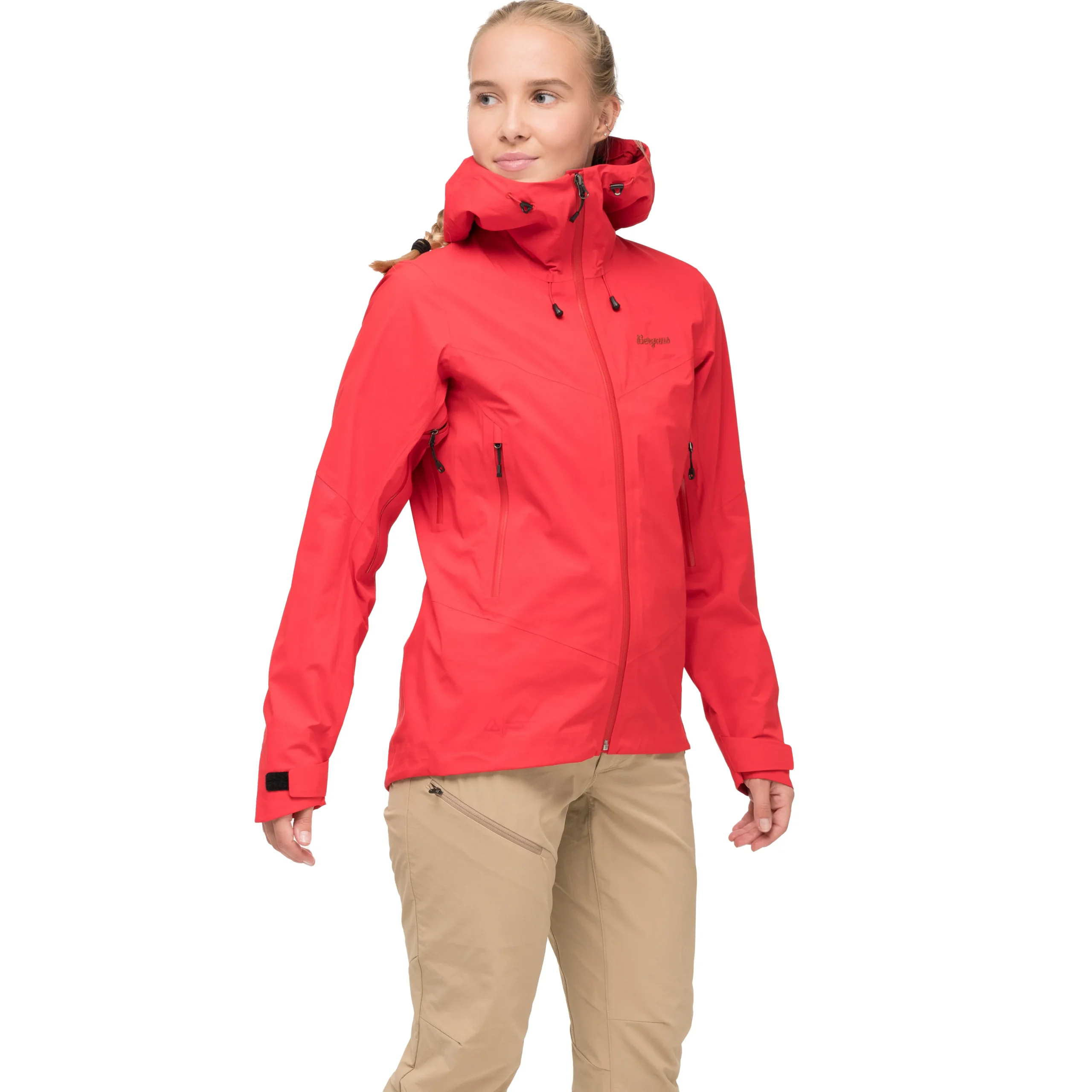 Best Bergans Rabot Allround 3L Shell Jacket Women - Fire Red
