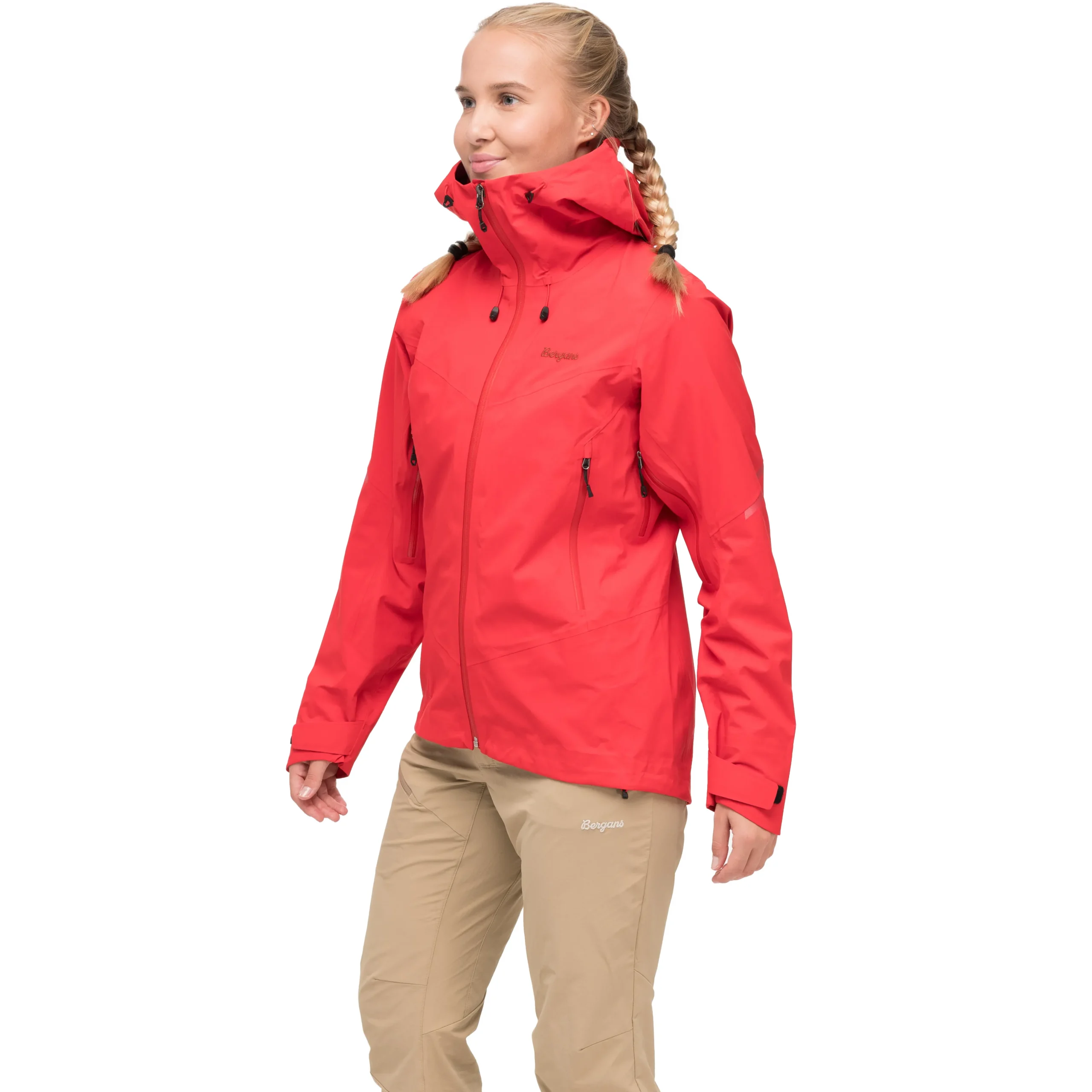 Best Bergans Rabot Allround 3L Shell Jacket Women - Fire Red