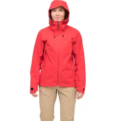 Best Bergans Rabot Allround 3L Shell Jacket Women - Fire Red