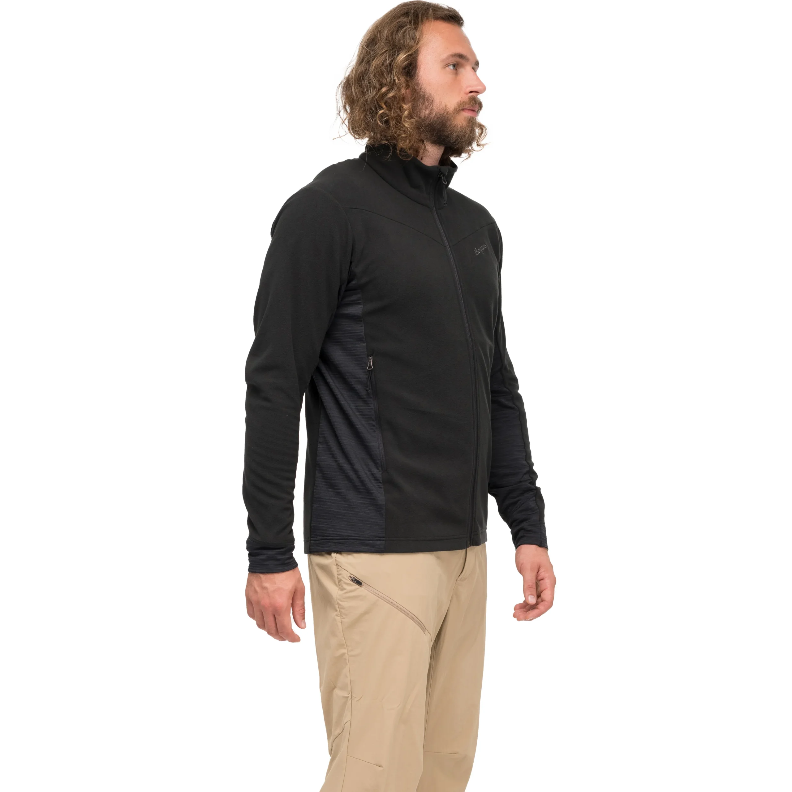 Sale Bergans Rabot Fleece Midlayer Jacket Men - Black