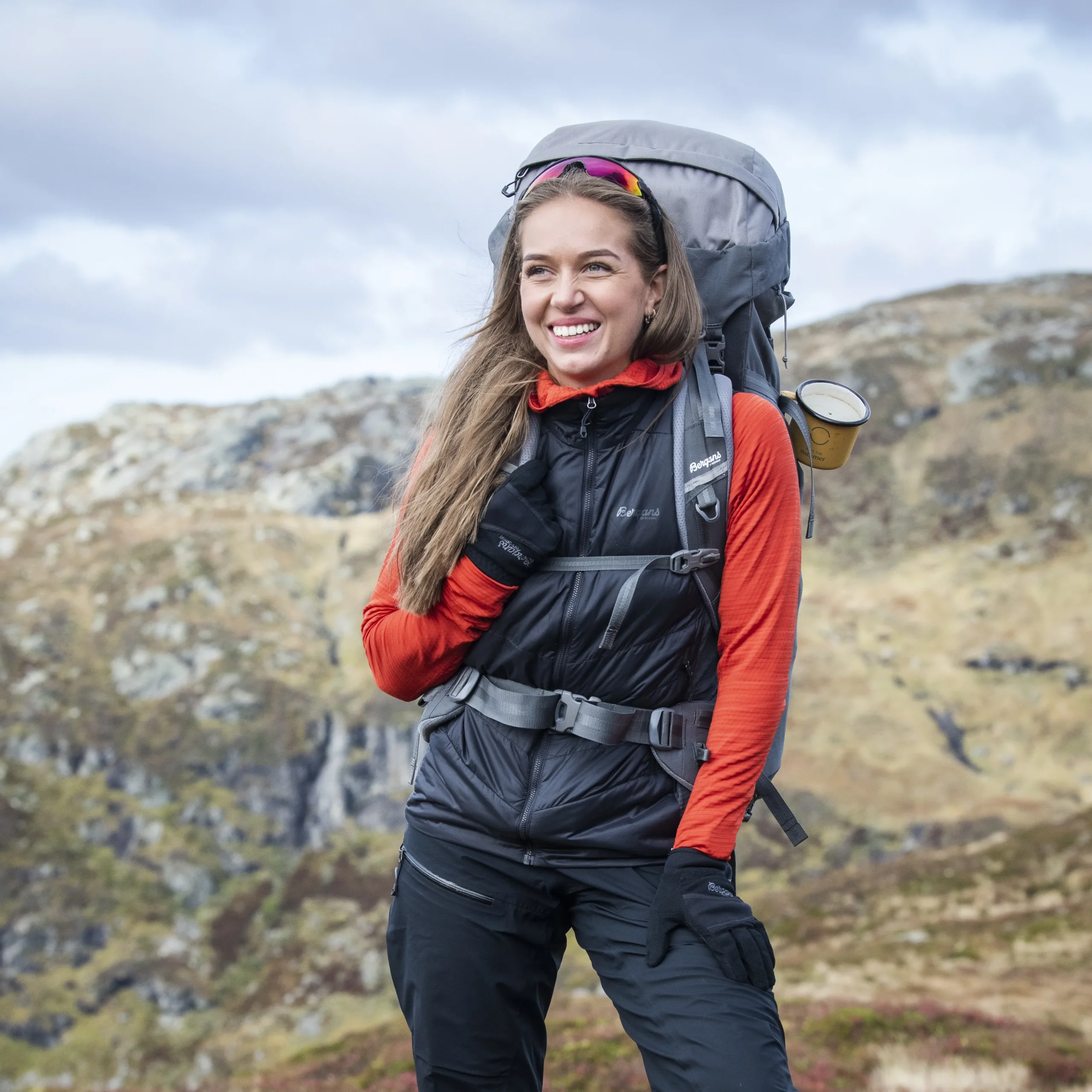 Cheap Bergans Rabot Insulated Hybrid Vest Women - Black