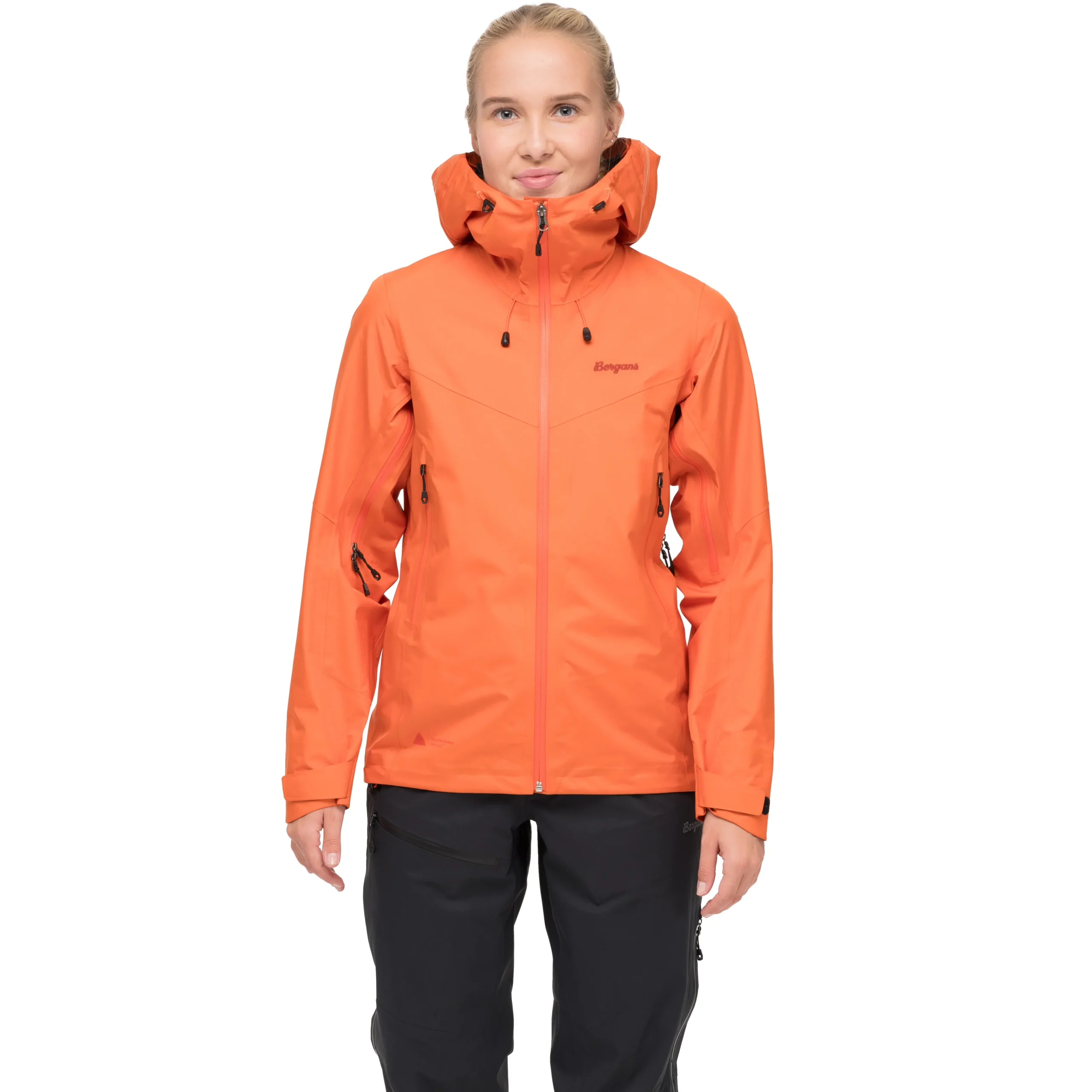 Outlet Bergans Rabot Light 3L Shell Jacket Women - Alert Orange
