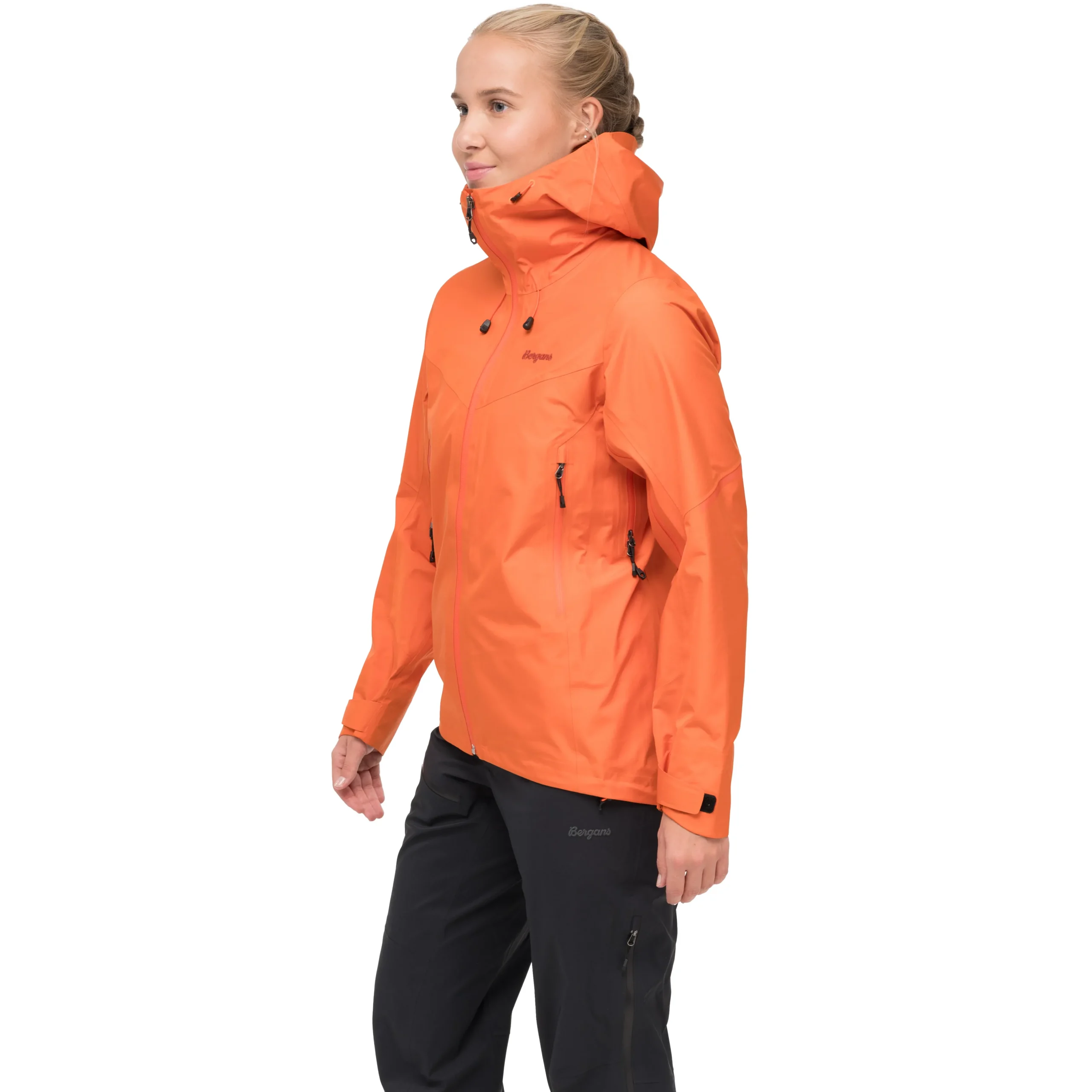 Outlet Bergans Rabot Light 3L Shell Jacket Women - Alert Orange