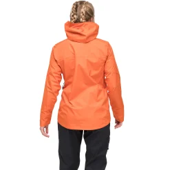 Outlet Bergans Rabot Light 3L Shell Jacket Women - Alert Orange