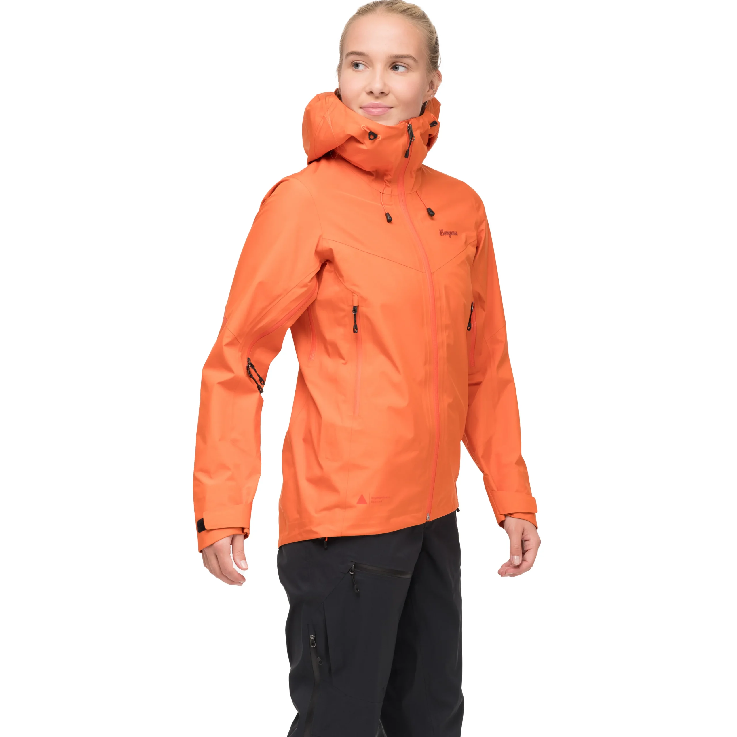 Outlet Bergans Rabot Light 3L Shell Jacket Women - Alert Orange