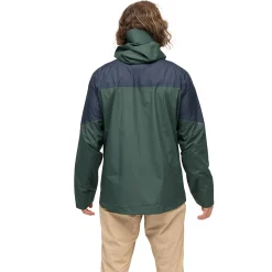 Store Bergans Rabot Light 3L Shell Jacket Men - Duke Green / Navy Blue