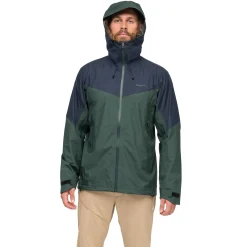 Store Bergans Rabot Light 3L Shell Jacket Men - Duke Green / Navy Blue