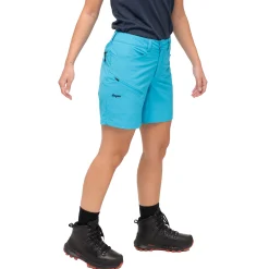 Shop Bergans Rabot Light Softshell Shorts Women - Aqua Lagoon