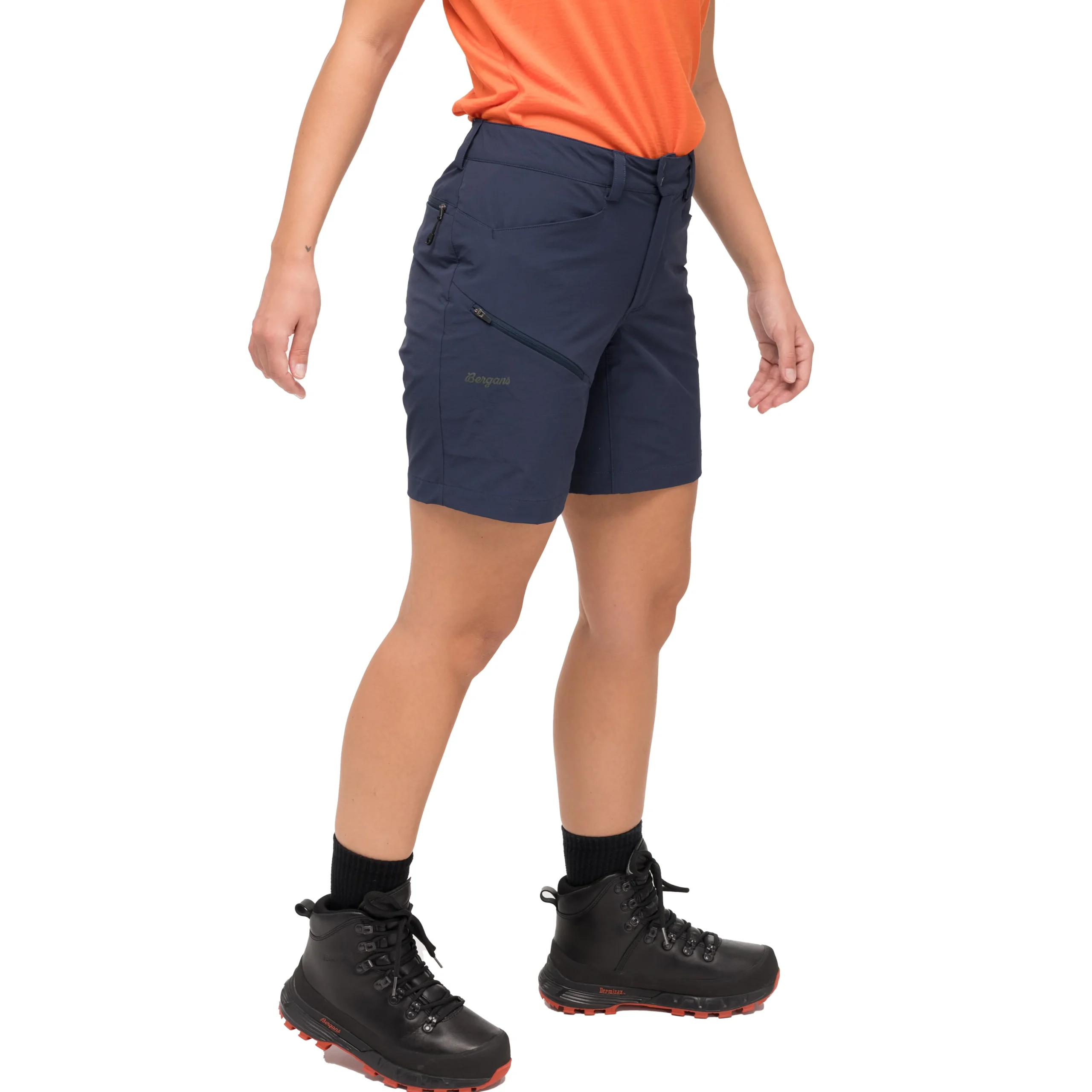 Online Bergans Rabot Light Softshell Shorts Women - Navy Blue