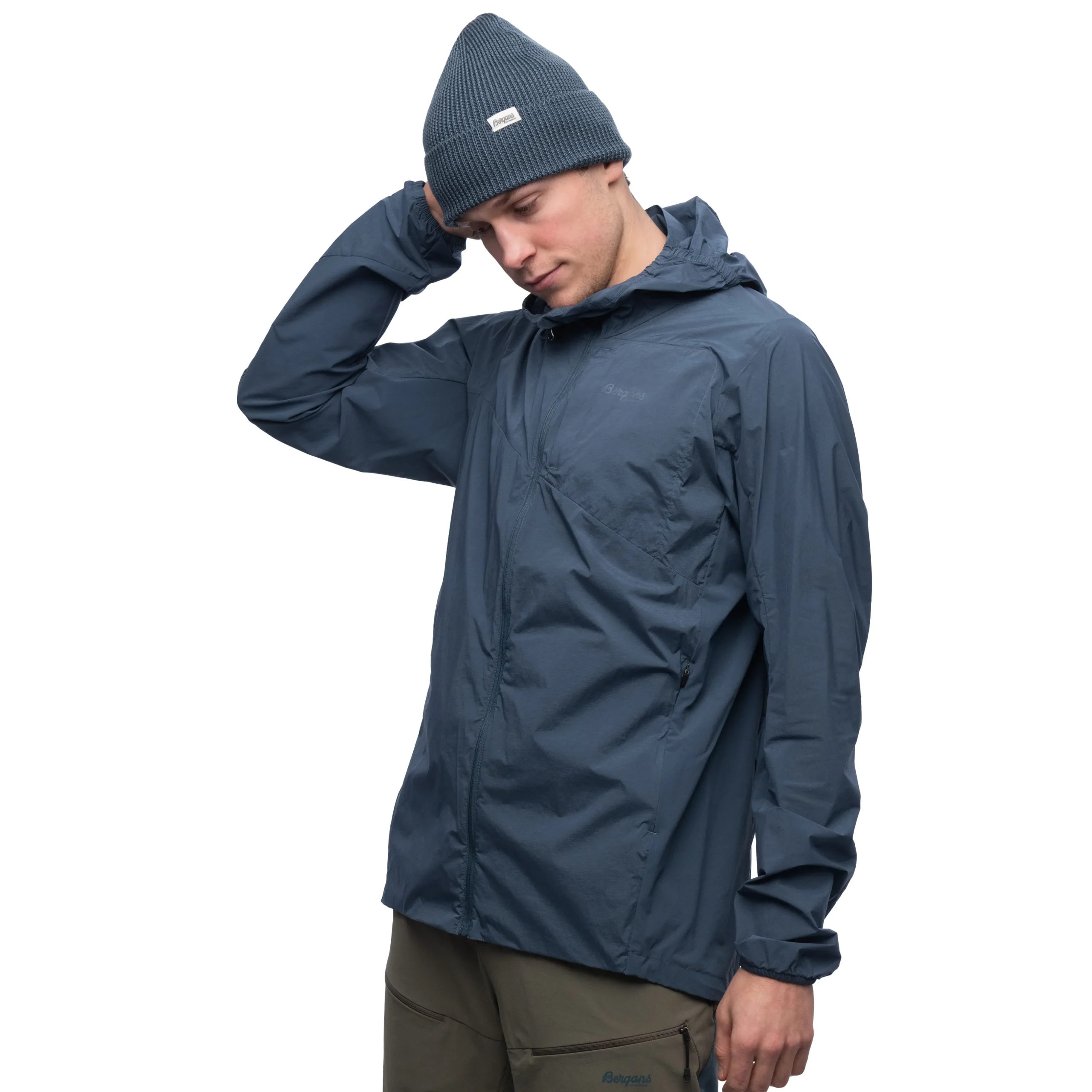 Sale Bergans Rabot Lt Windbreaker Jacket - Orion Blue