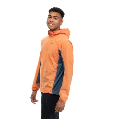 Clearance Bergans Rabot Lt Windbreaker Jacket - Cloudberry Yellow / Orion Blue