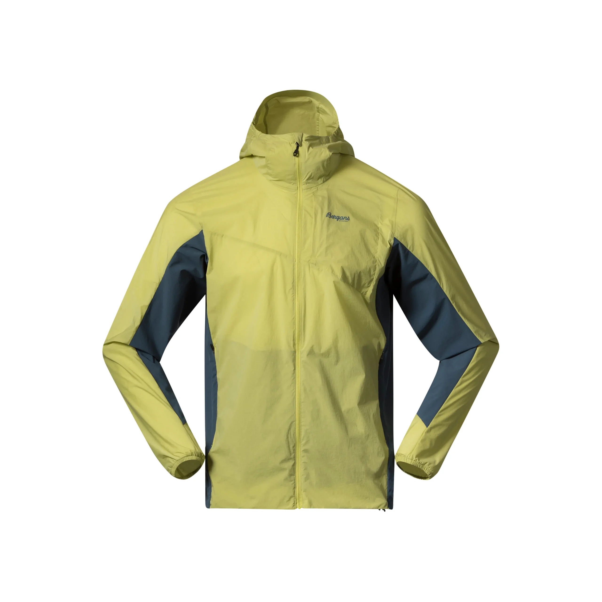 Best Sale Bergans Rabot Lt Windbreaker Jacket - Green Oasis / Orion Blue