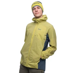 Best Sale Bergans Rabot Lt Windbreaker Jacket - Green Oasis / Orion Blue