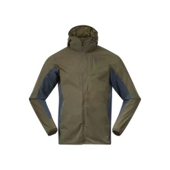 Clearance Bergans Rabot Lt Windbreaker Jacket - Green Mud