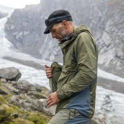 Clearance Bergans Rabot Lt Windbreaker Jacket - Green Mud