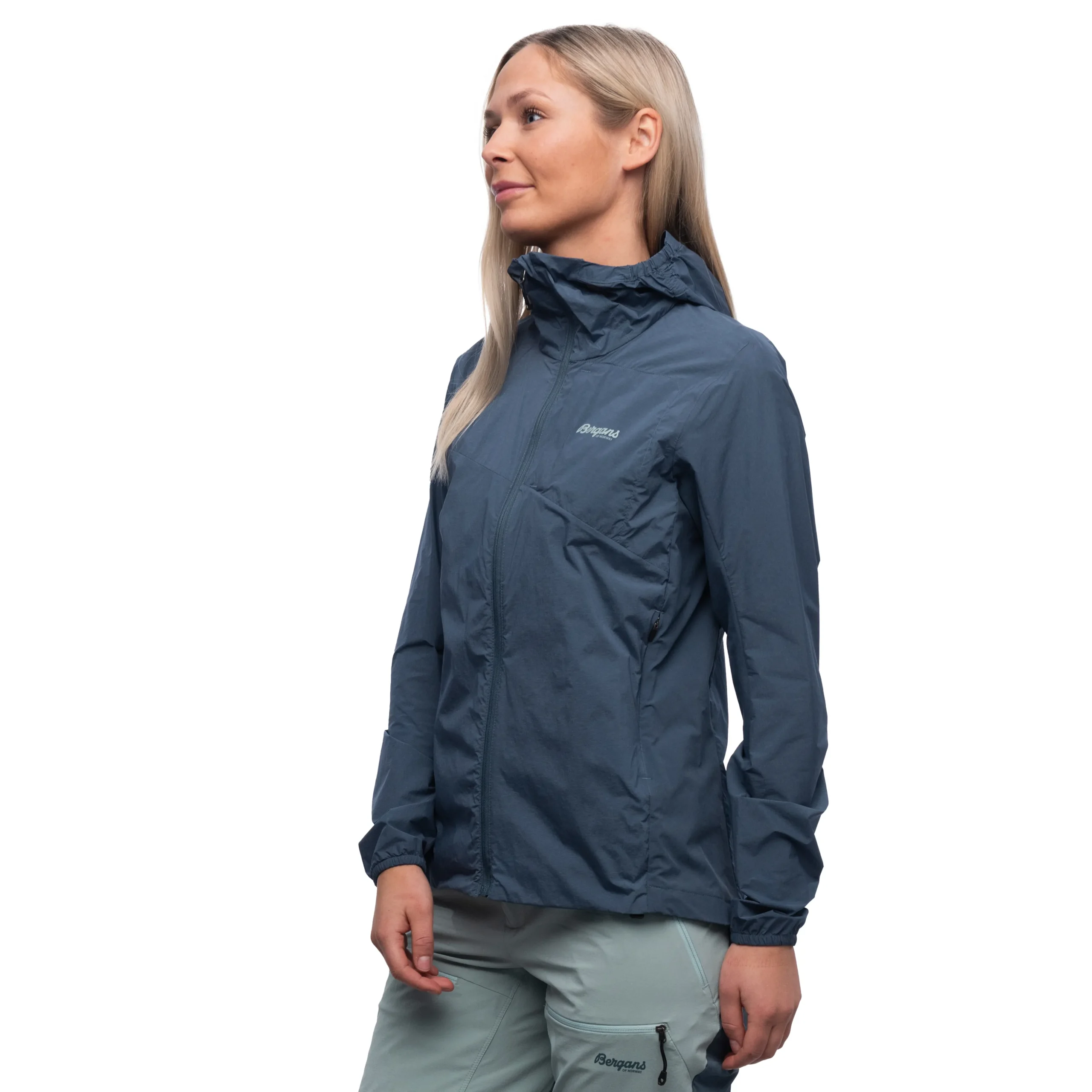 Hot Bergans Rabot Lt Windbreaker W Jacket - Orion Blue