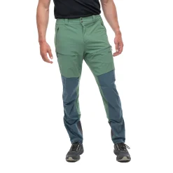 Clearance Bergans Rabot Softshell Pants Men - Dark Jade Green / Orion Blue