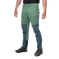 Clearance Bergans Rabot Softshell Pants Men - Dark Jade Green / Orion Blue