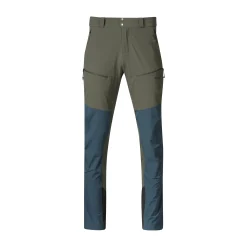 Online Bergans Rabot Softshell Pants Men - Green Mud / Orion Blue