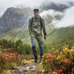 Online Bergans Rabot Softshell Pants Men - Green Mud / Orion Blue