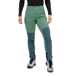 Hot Bergans Rabot Softshell Pants Women - Dark Jade Green / Orion Blue