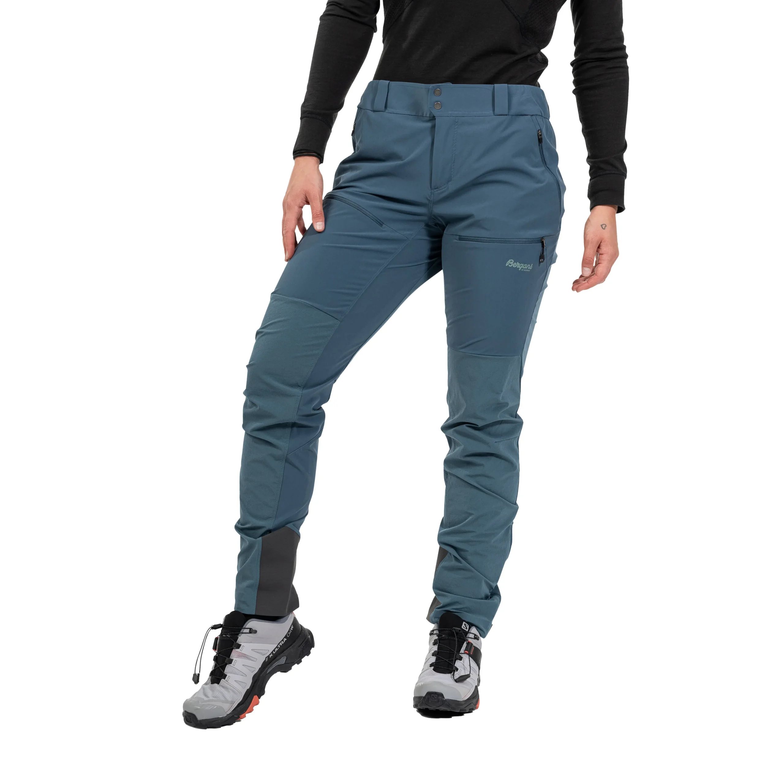 Best Bergans Rabot Softshell Pants Women - Orion Blue