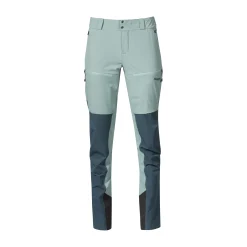Cheap Bergans Rabot Softshell Pants Women - Misty Forest / Orion Blue