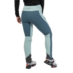 Cheap Bergans Rabot Softshell Pants Women - Misty Forest / Orion Blue