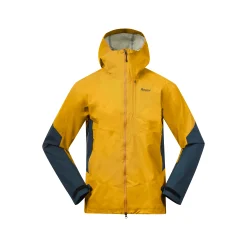 Best Sale Bergans Rabot V2 3L Jacket - Light Golden Yellow / Orion Blue