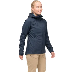 Store Bergans Rabot Windbreaker Jacket Women - Navy Blue