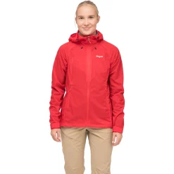 Fashion Bergans Rabot Windbreaker Jacket Women - Fire Red