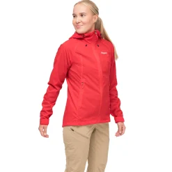 Fashion Bergans Rabot Windbreaker Jacket Women - Fire Red