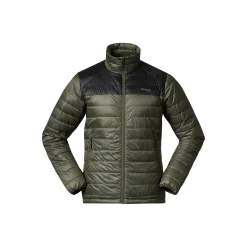 Cheap Bergans Røros Box Down Light Jacket - Green Mud / Solid Charcoal