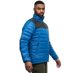 Outlet Bergans Røros Box Down Light Jacket - Strong Blue / Solid Charcoal