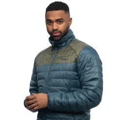 Best Sale Bergans Røros Box Down Light Jacket - Orion Blue / Green Mud