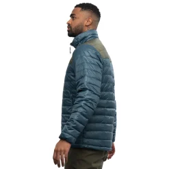 Best Sale Bergans Røros Box Down Light Jacket - Orion Blue / Green Mud